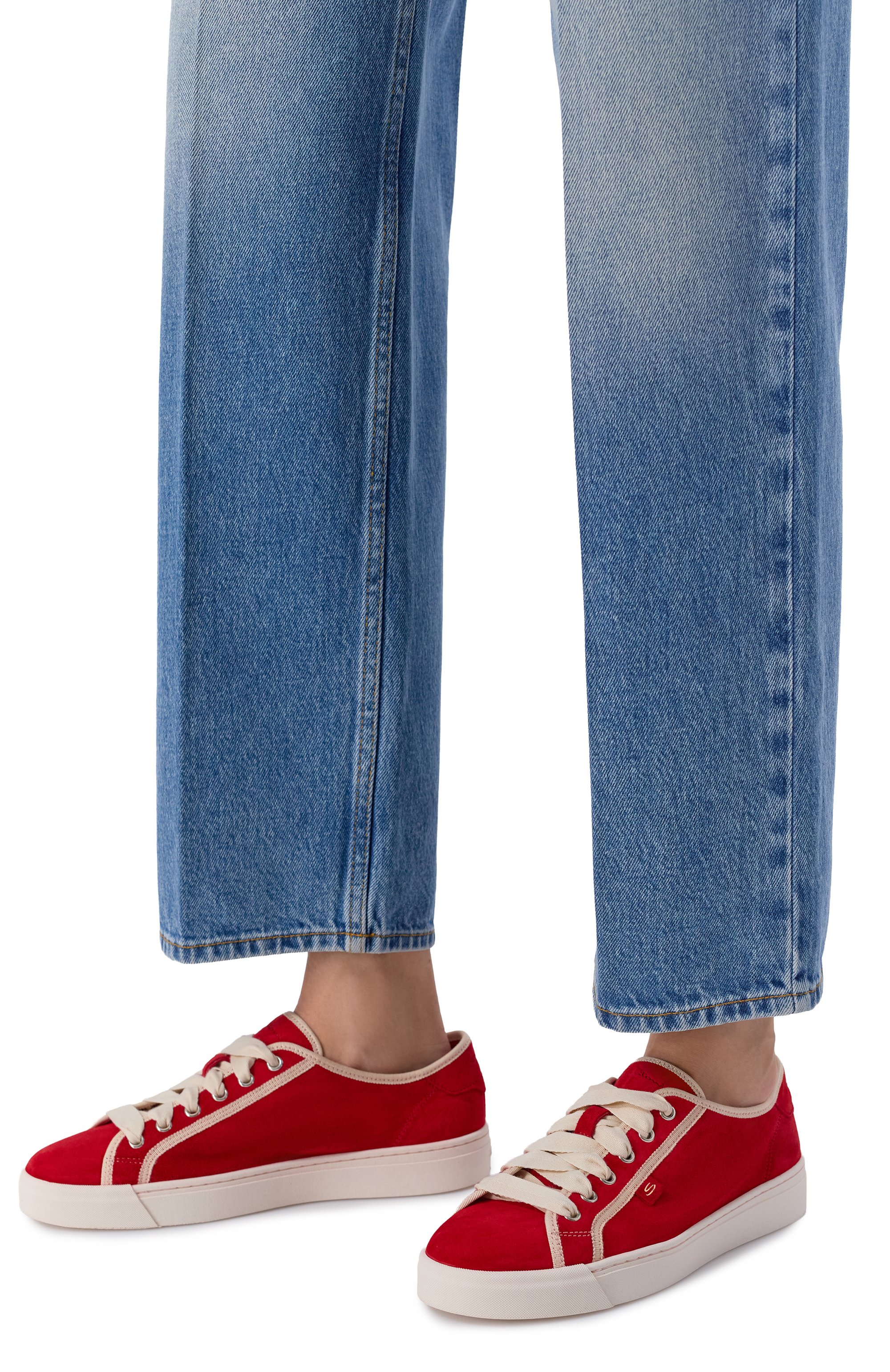 Замшевые кеды SANTONI, арт. WBGG61468PNNTEYD, фото 2