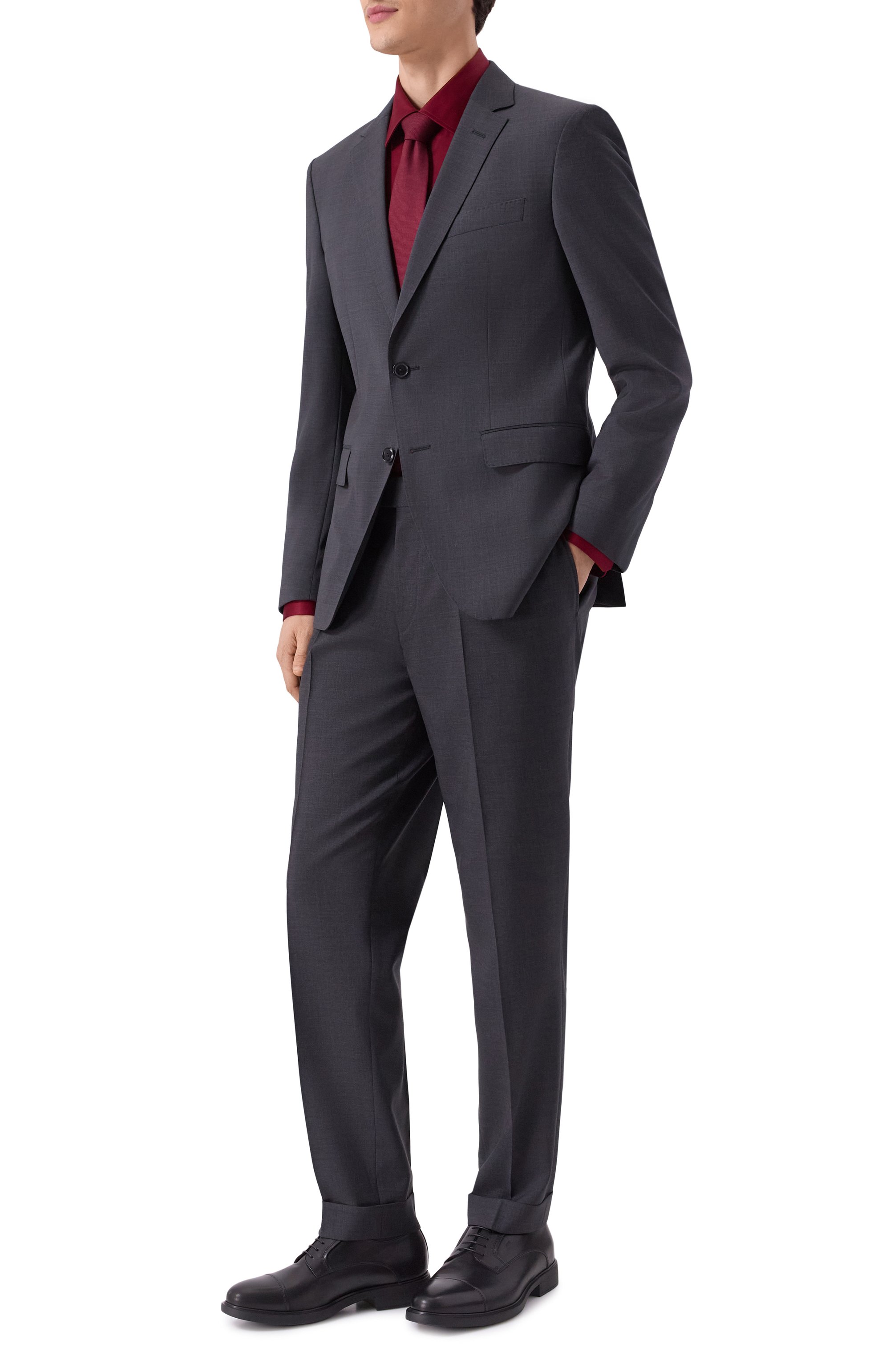 Хлопковая сорочка BOSS, арт. 50549901, фото 2