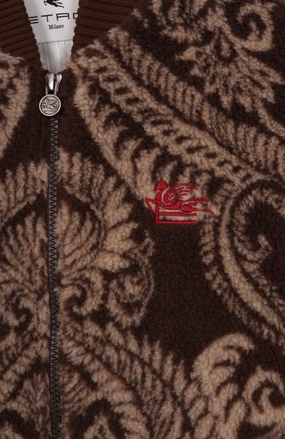 Бомбер из экомеха ETRO, арт. GX2P57, фото 3