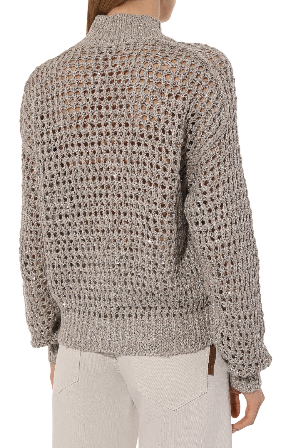 Кардиган из шелка и льна BRUNELLO CUCINELLI, арт. MEA360416P, фото 4