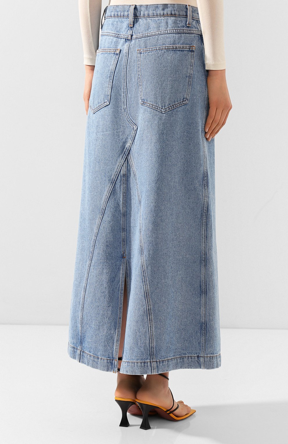 Джинсовая юбка NANUSHKA, арт. MAE_LIGHT BLUE_DENIM, фото 4