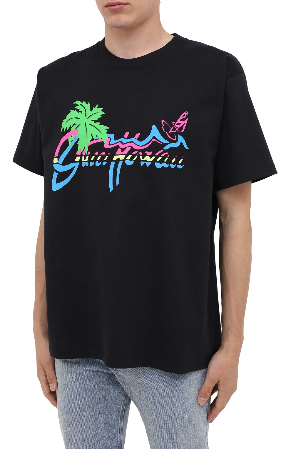 Хлопковая футболка GUCCI, арт. 616036/XJCSR, фото 3