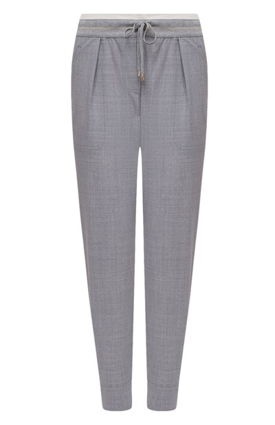 Шерстяные джоггеры LORENA ANTONIAZZI, арт. P2110PA012/2147, фото 1