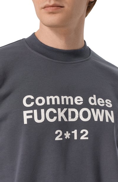 Хлопковый свитшот COMME DES FUCKDOWN, арт. CFABU00045, фото 5