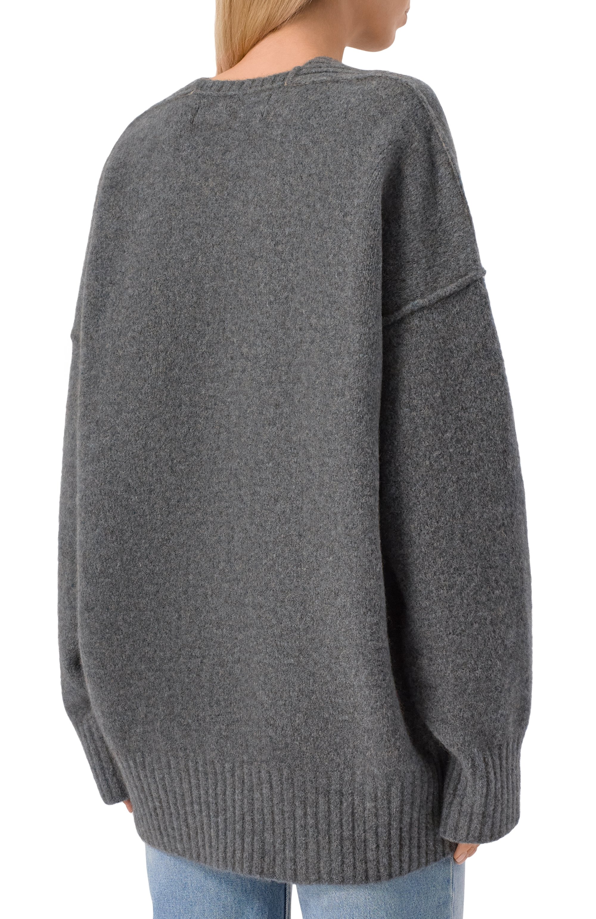 Шерстяной пуловер ISABEL BENENATO, арт. UK03F25, фото 4