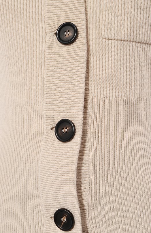 Кашемировый жилет Brunello Cucinelli M12189116P Бежевый  M12189116P Фото 5