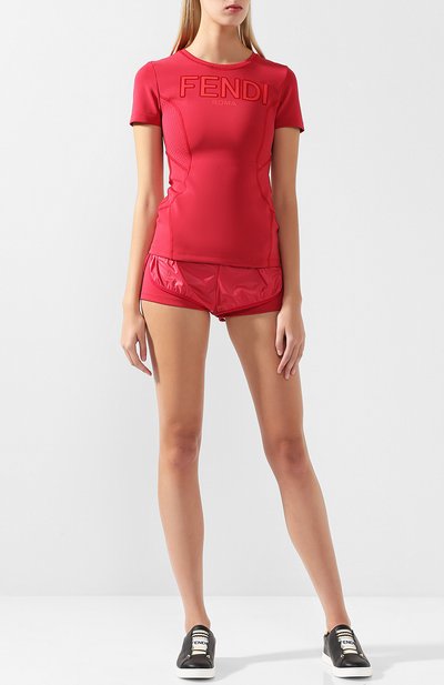 Топ с логотипом бренда с перфорированием FENDI, арт. FAF044 A49L, фото 2