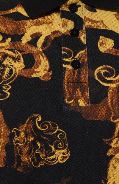 Хлопковое поло VERSACE JEANS COUTURE, арт. 76GAG6S0/JS286, фото 5