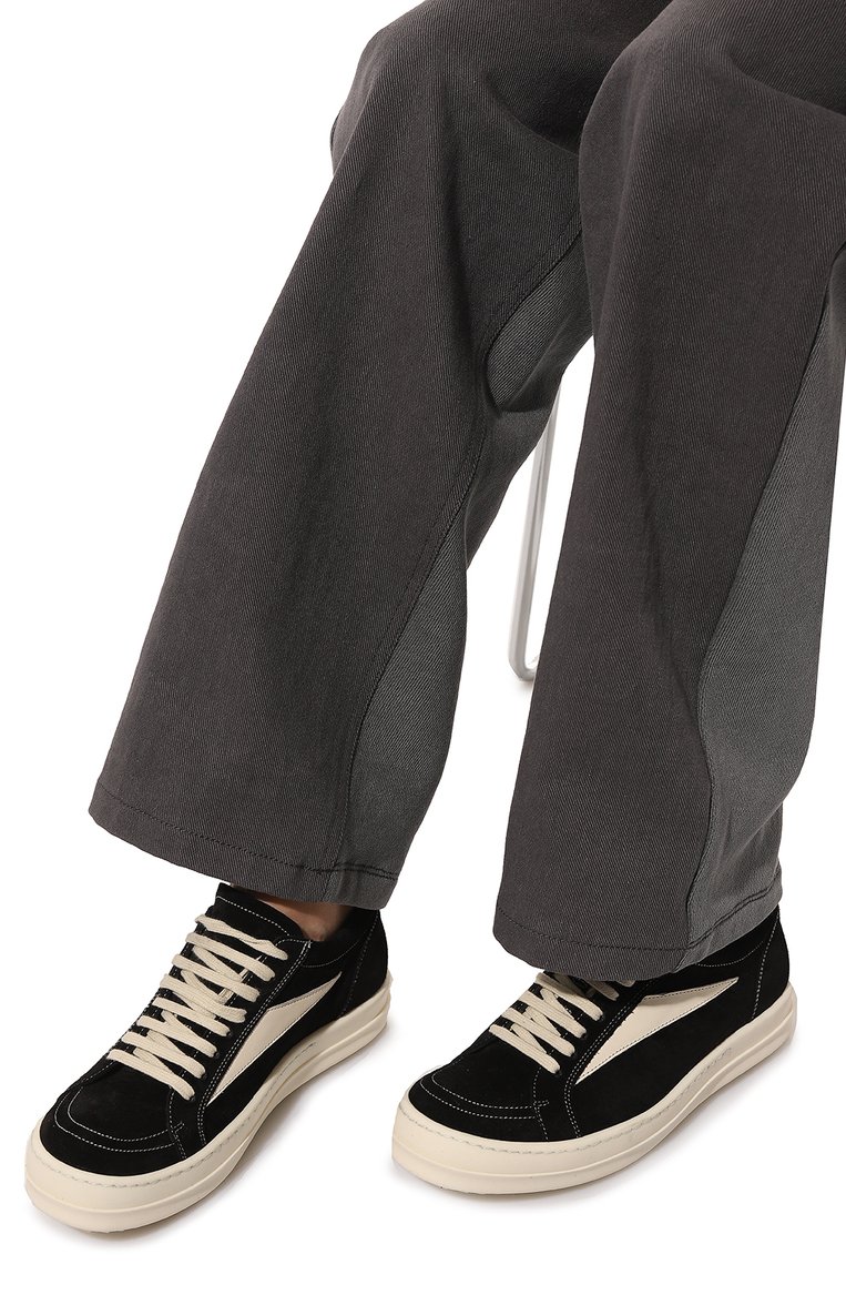 Замшевые кеды RICK OWENS, арт. RP01C5888/LVSLP0, фото 3