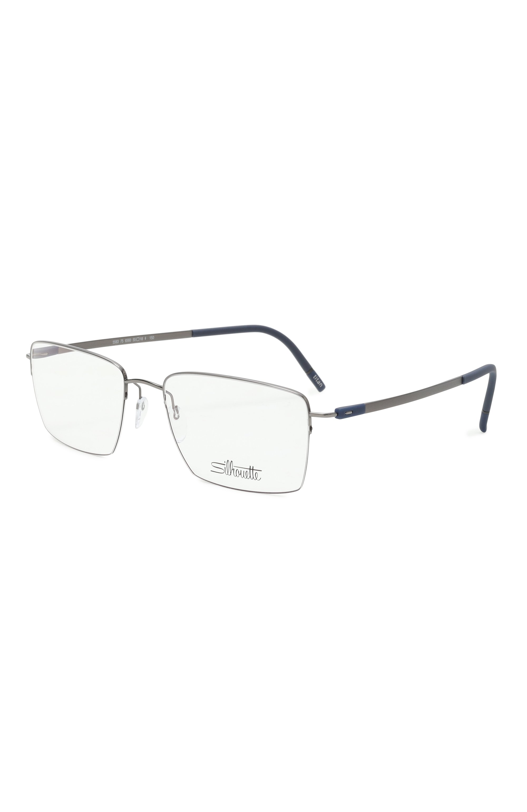 Оправа SILHOUETTE синего цвета по цене 36800 руб., арт. 5583/6560, фото 1 Оправа SILHOUETTE, арт. 5583/6560, фото 1