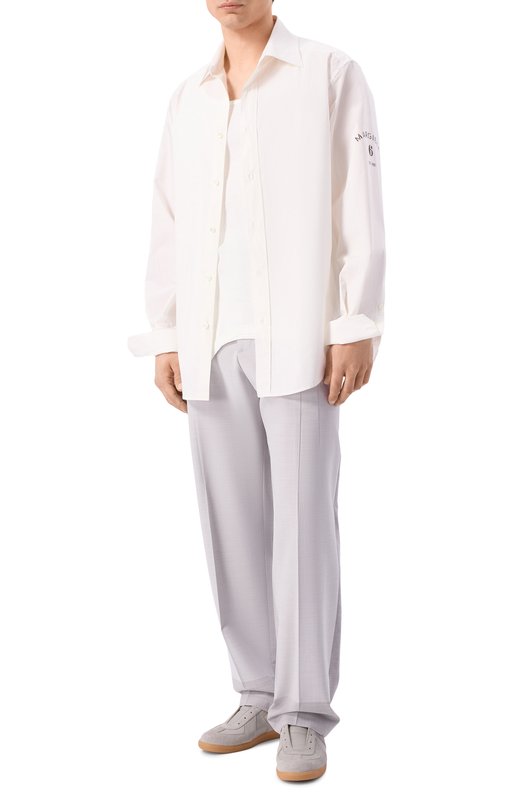 Хлопковая майка Maison Margiela S67NL0031/M20202 Белый  S67NL0031/M20202 Фото 2