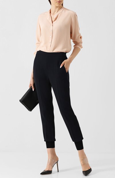 Джоггеры STELLA MCCARTNEY темно-синего цвета по цене 56100 руб., арт. 341416/SCA06, фото 2 Джоггеры STELLA MCCARTNEY, арт. 341416/SCA06, фото 2