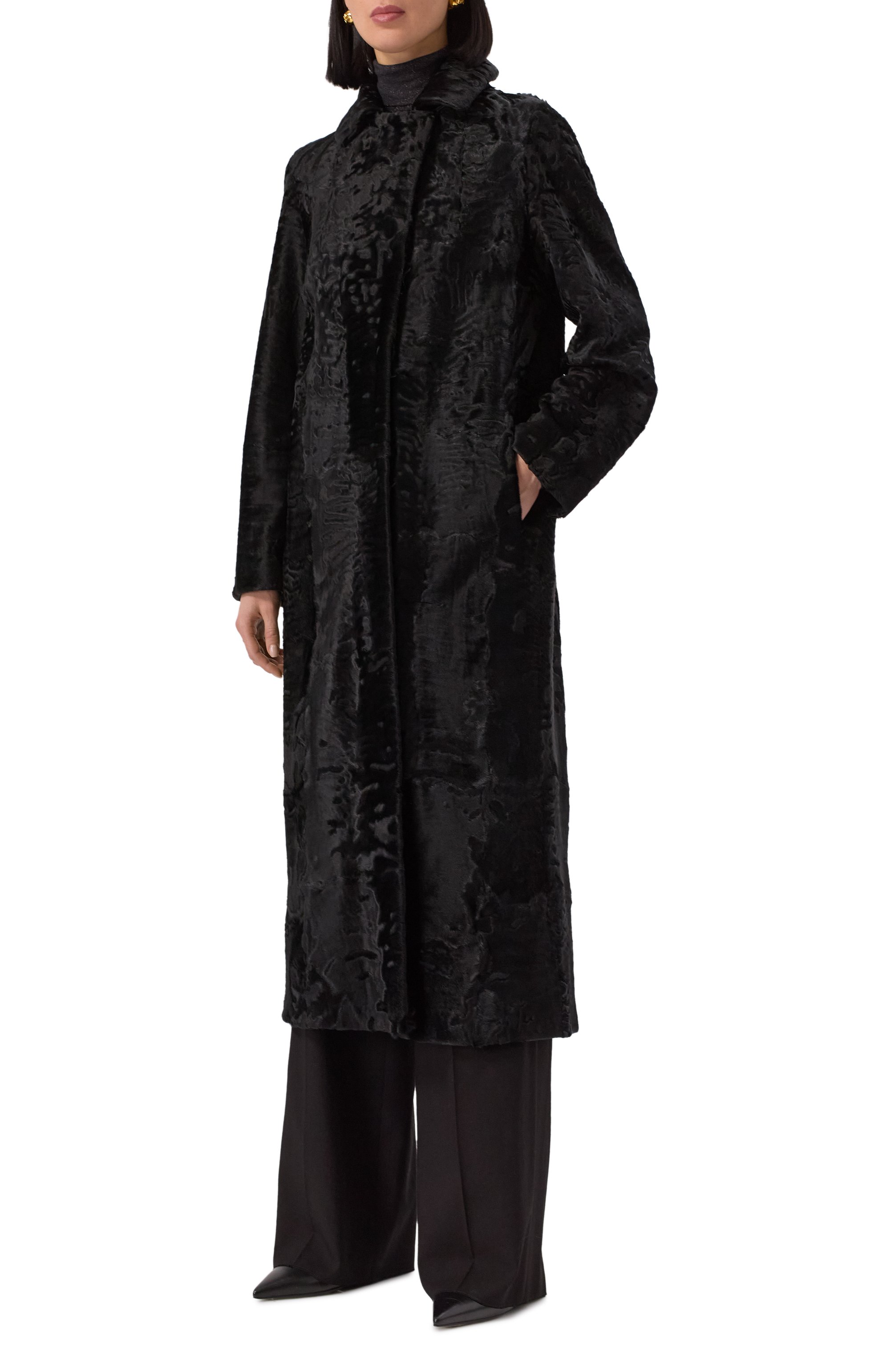 Шуба из свакары MVST, арт. FBPL-Y458-SW/F1206, фото 3