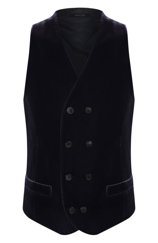 Бархатный жилет Giorgio Armani 0WGGK01T/T0025 Синий 0WGGK01T/T0025