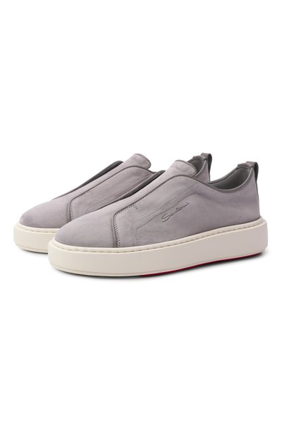 Женские замшевые кеды cleanic SANTONI, арт. WBCG61479BARTT0Y