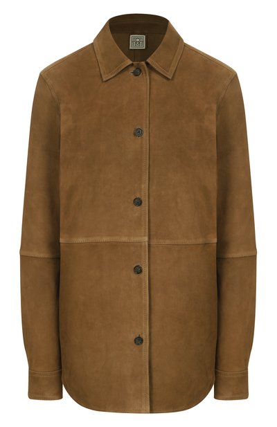 Женская замшевая куртка-рубашка TOTEME, арт. 242-WRT1768-LE0005