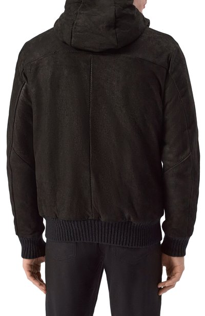 Кожаный бомбер GIORGIO BRATO, арт. GU26F14096NAPSTM, фото 4