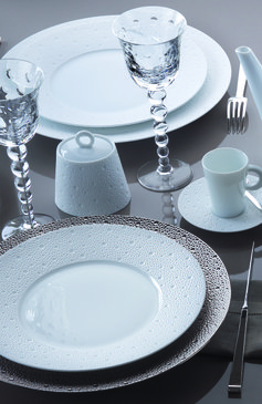 Кофейная чашка с блюдцем ecume white BERNARDAUD белого цвета, арт. 0733/20451 | Фото 2 (Статус проверки: Проверена категория; Коллекция: Ecume white; Нос: Не проставлено; Региональные ограничения белый список (Axapta Mercury): Не проставлено; Автоматизация Diginetica: Не назначено; Ограничения доставки: fragile-2)