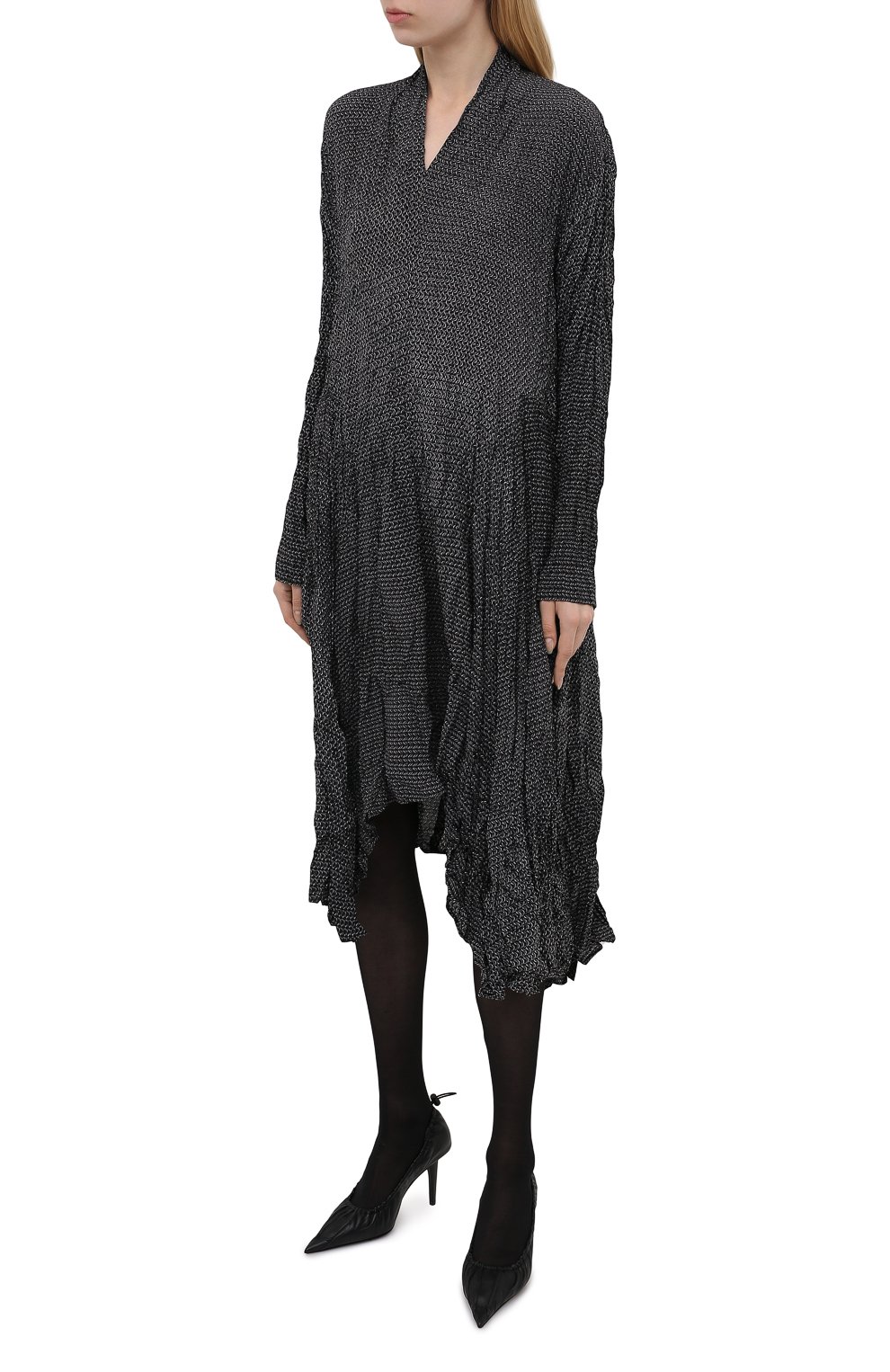 Шелковое платье BALENCIAGA, арт. 667504/TKL49, фото 3