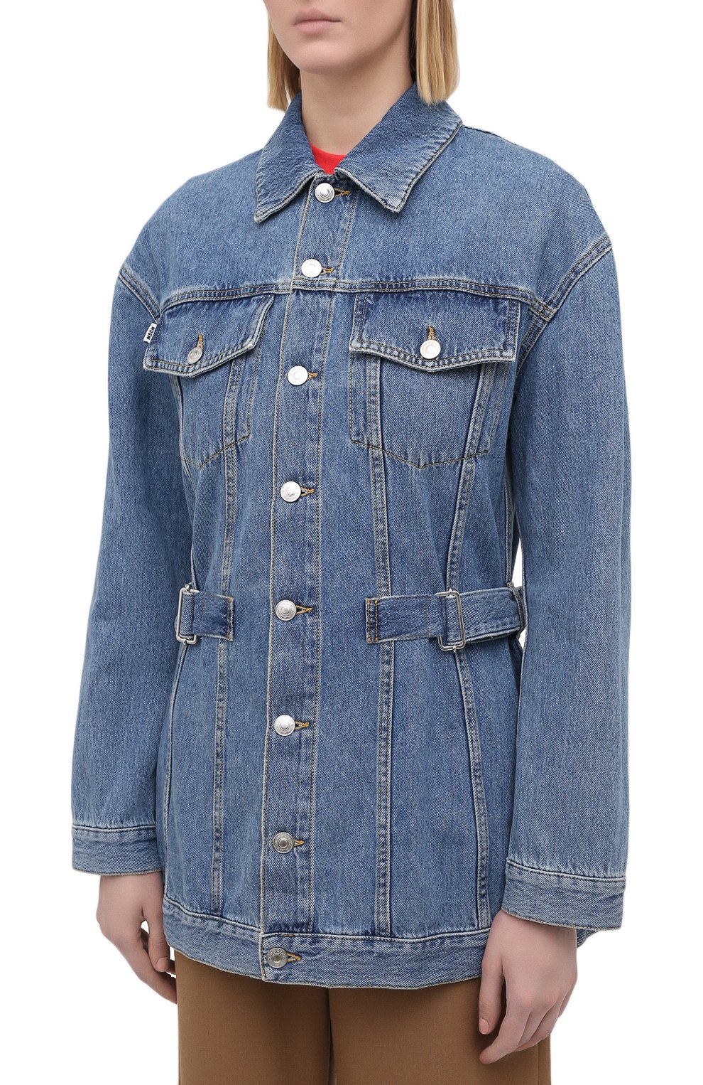 Джинсовая куртка MSGM, арт. 3041MDH45L 217280, фото 3