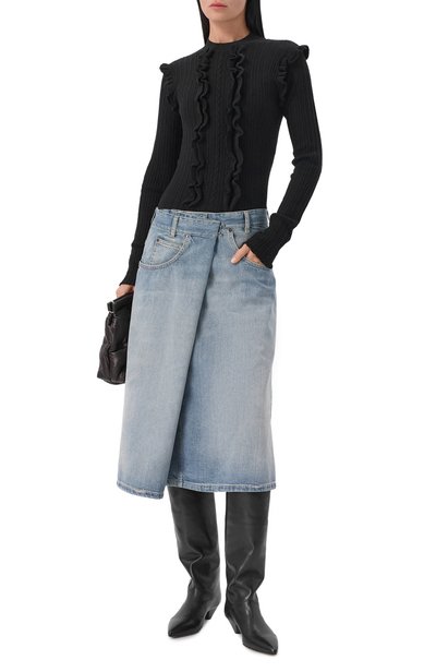 Шерстяной пуловер ANN DEMEULEMEESTER, арт. B0014322/KN045, фото 2