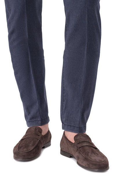 Замшевые пенни-лоферы CANALI, арт. 661210E/RB01107, фото 3