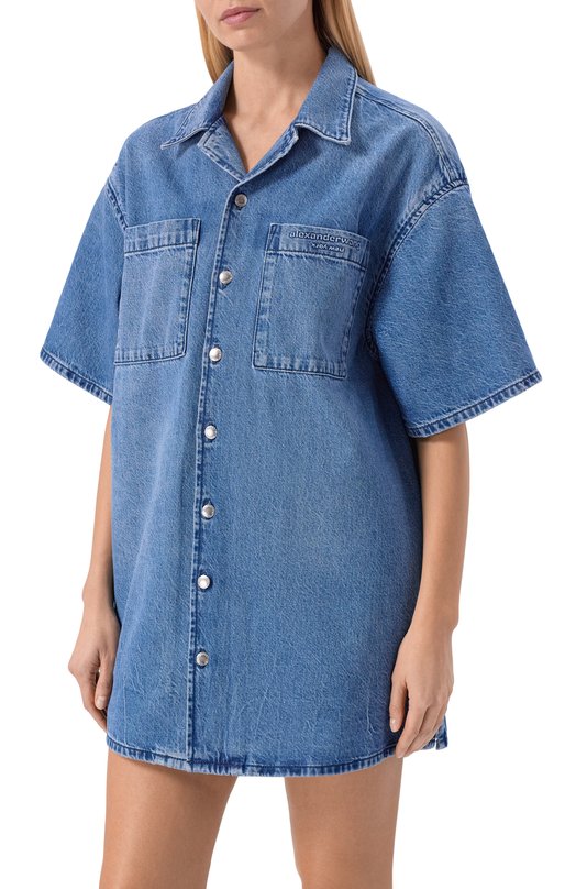 Джинсовое платье Alexander Wang 4DC1266940 Синий  4DC1266940 Фото 3