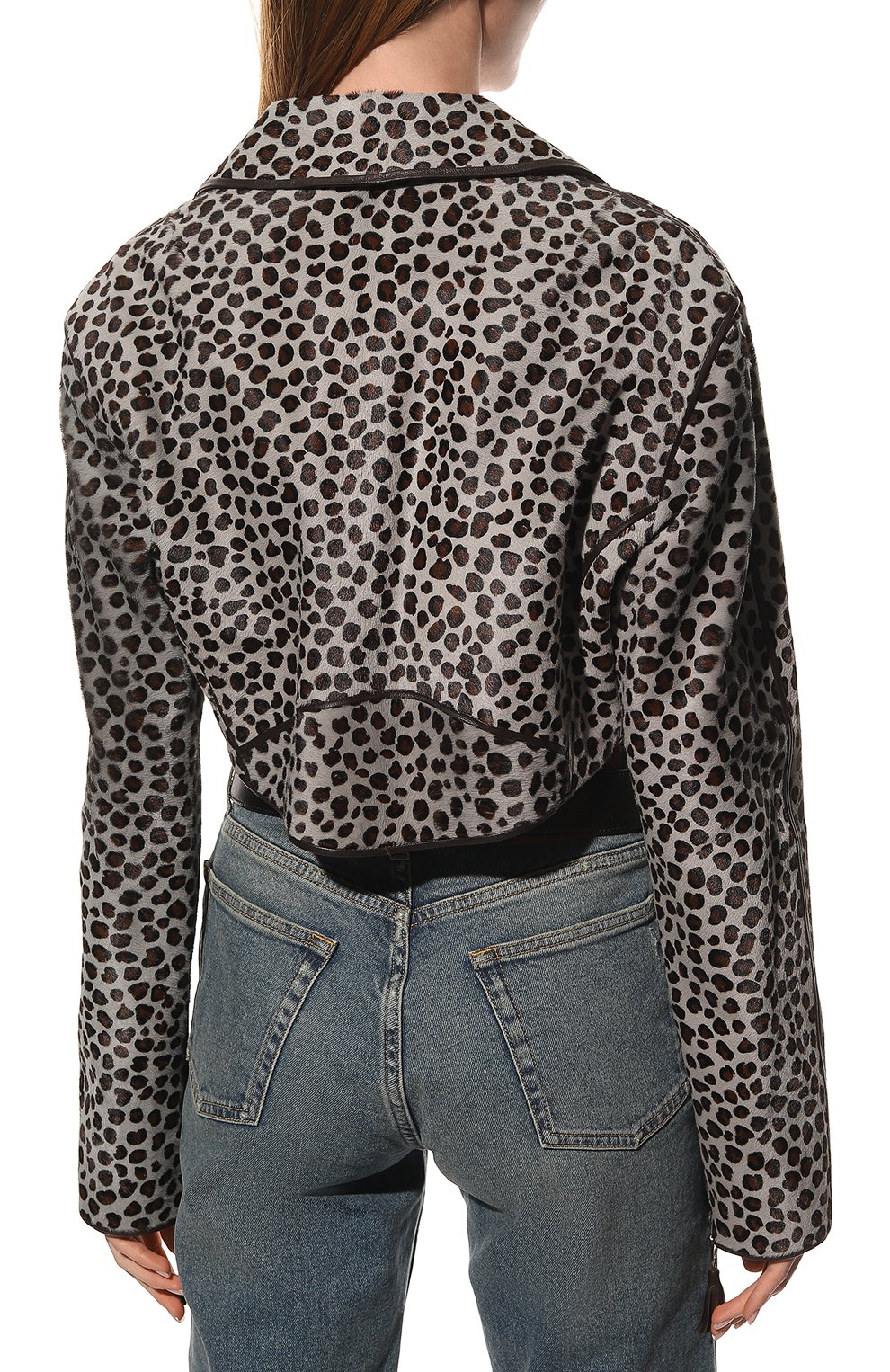 Кожаная куртка с мехом кенгуру YANA DRESS, арт. 2-38-050-7722, фото 4