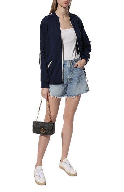 Кардиган CELINE синего цвета по цене 112000 руб., арт. 2Y5671210, фото 2 Кардиган CELINE, арт. 2Y5671210, фото 2