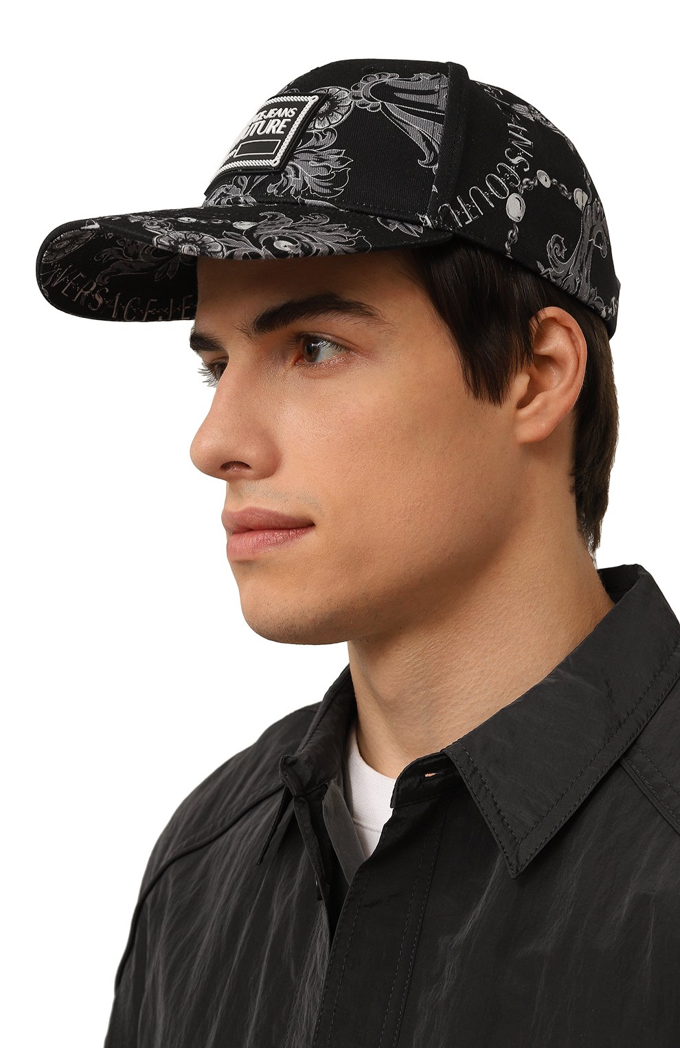 Хлопковая бейсболка VERSACE JEANS COUTURE, арт. 75YAZK18/ZG203, фото 2