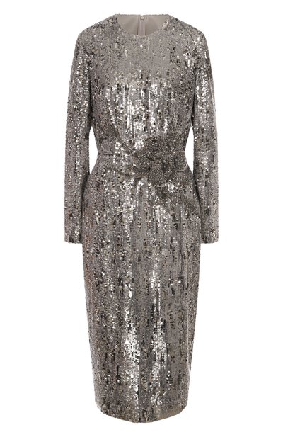 Женское платье с отделкой пайетками ELIE SAAB, арт. D0290NP25/PA009