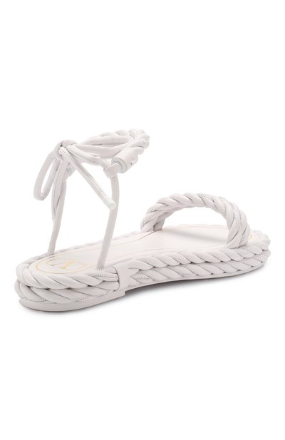 Кожаные сандалии rockstud the rope VALENTINO, арт. TW0S0Y17/GWJ, фото 4