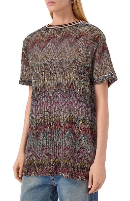 Футболка Missoni DS25WL04/BC005G Разноцветный  DS25WL04/BC005G Фото 3