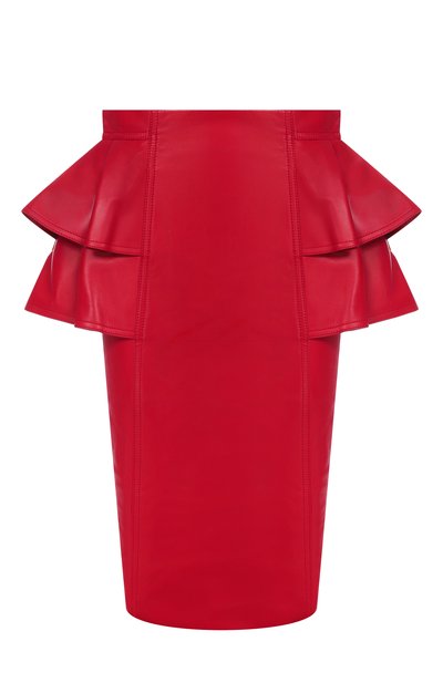 Женская кожаная юбка VALENTINO, арт. 7B3NI07V/9G6