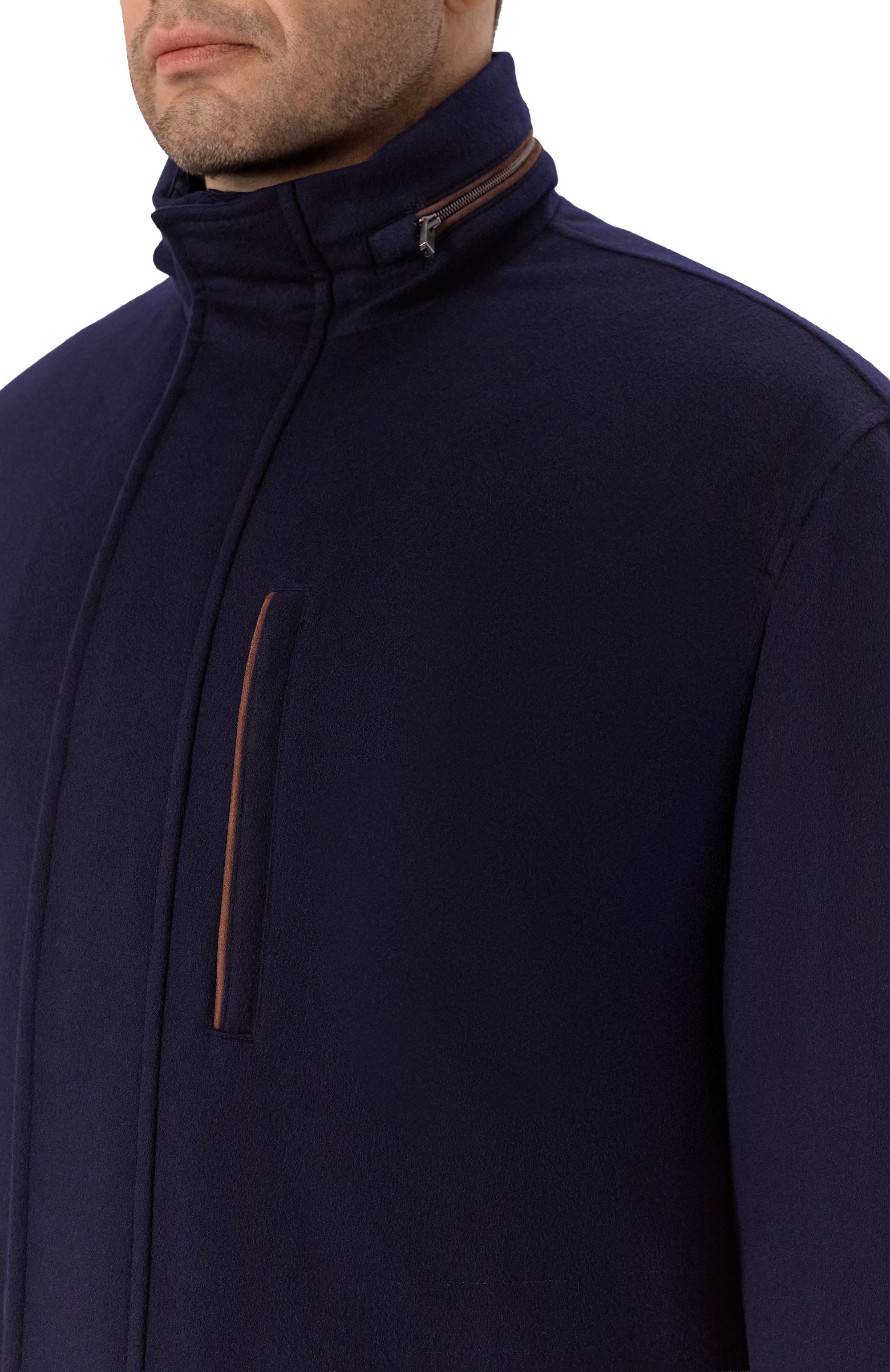 Кашемировая куртка PAUL&SHARK темно-синего цвета по цене 349500 руб., арт. 14312405/3XL-6XL, фото 5 Кашемировая куртка PAUL&SHARK, арт. 14312405/3XL-6XL, фото 5