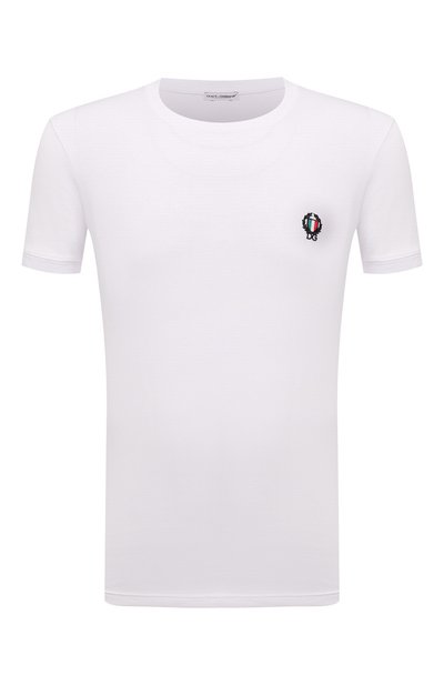 Мужская хлопковая футболка DOLCE & GABBANA, арт. M8C03J/FUECG