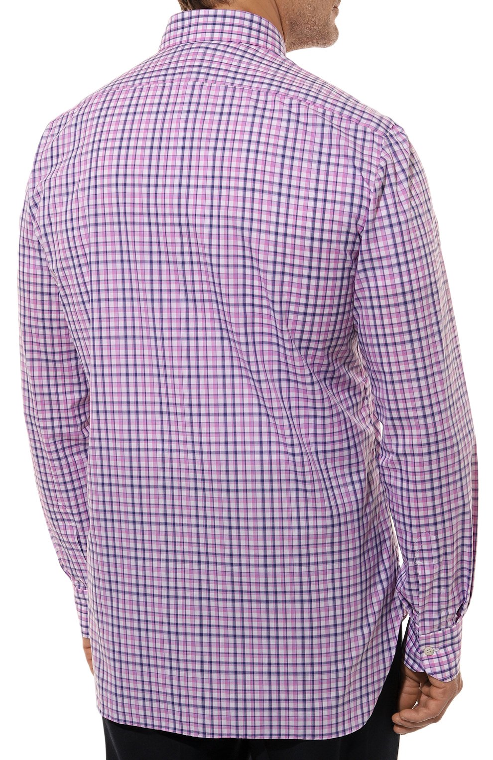 Хлопковая рубашка KITON, арт. UCIH08879, фото 4