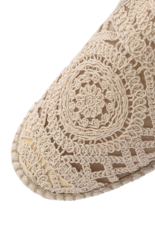 Текстильные сабо Isla MC2 Saint Barth STBA ISLA MACRAME/02109H Кремовый  STBA ISLA MACRAME/02109H Фото 7