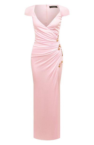 Платье из вискозы VERSACE розового цвета по цене 327000 руб., арт. 1003564/1A00572, фото 1 Платье из вискозы VERSACE, арт. 1003564/1A00572, фото 1