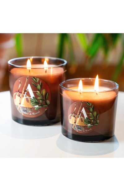 Свеча amber & wood (200g) PERNICI, арт. 8001962089388, фото 3