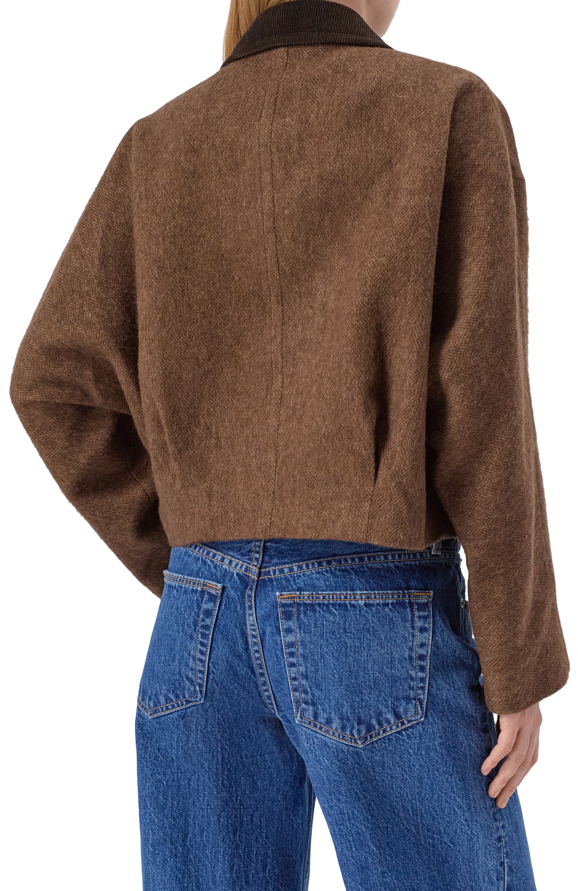 Полупальто из шерсти и льна JUUN.J, арт. JW5X30W52, фото 4