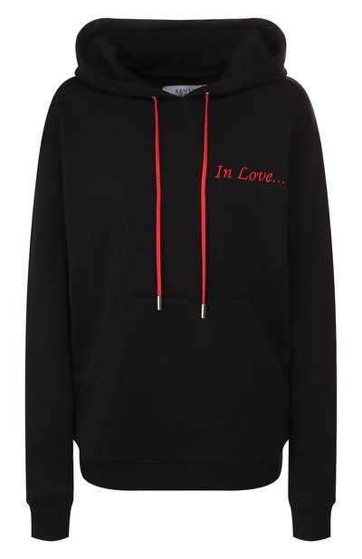 Женский хлопковое худи SEVEN LAB, арт. SWH20-IN LOVE black