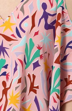Шелковая туника свободного кроя с принтом LAZUL, арт. UMA TUNIC/MATISSE PRINT/MULTI, фото 1