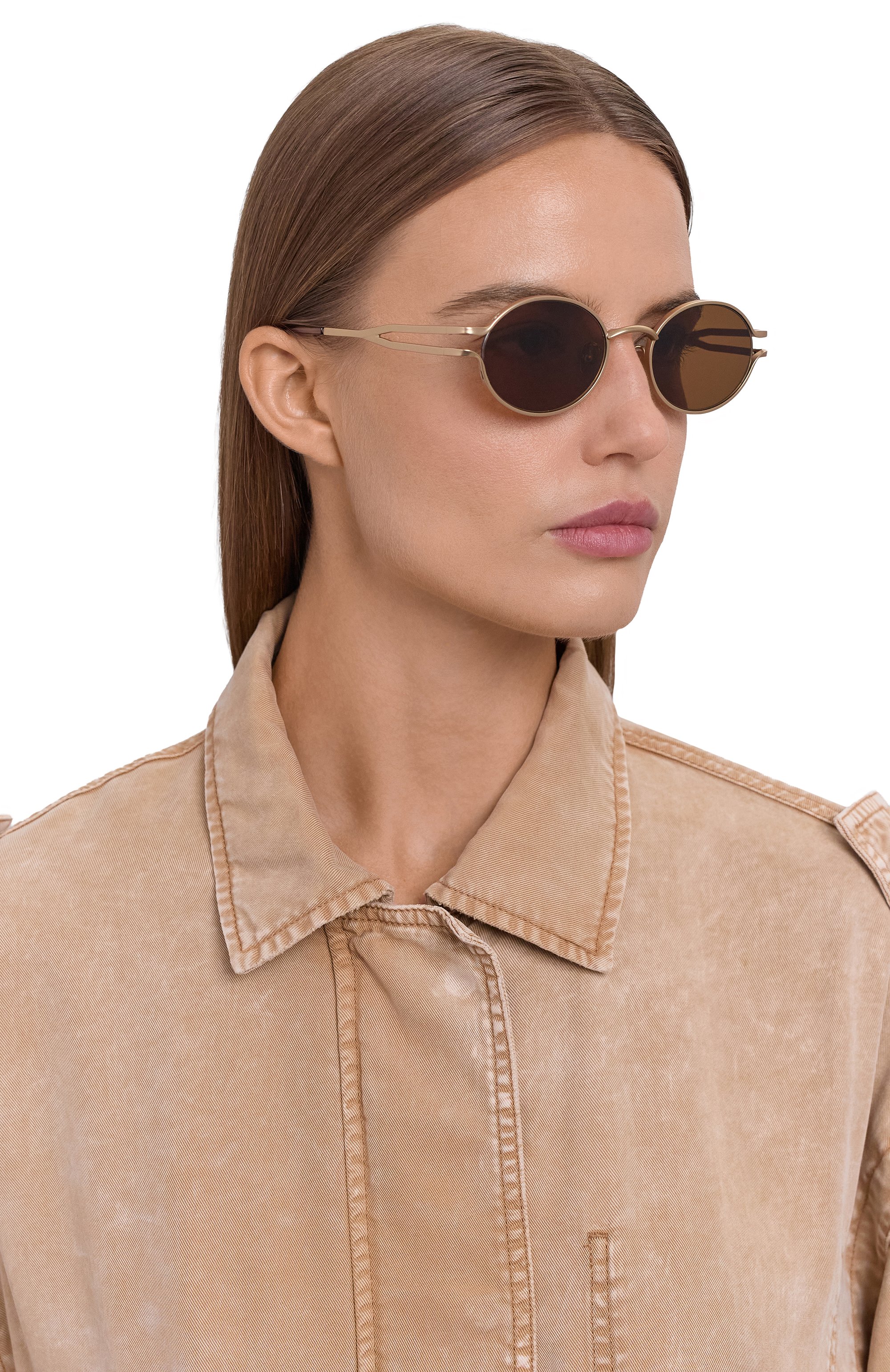 Солнцезащитные очки PROJEKT PRODUKT коричневого цвета по цене 39750 руб., арт. HM3 CMG, фото 3 Солнцезащитные очки PROJEKT PRODUKT, арт. HM3 CMG, фото 3