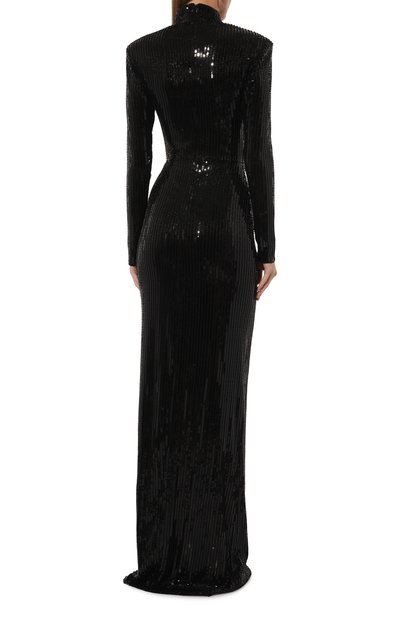 Платье с отделкой пайетками THE NEW ARRIVALS ILKYAZ OZEL, арт. D0NYALE IN FILM N0IR, фото 4