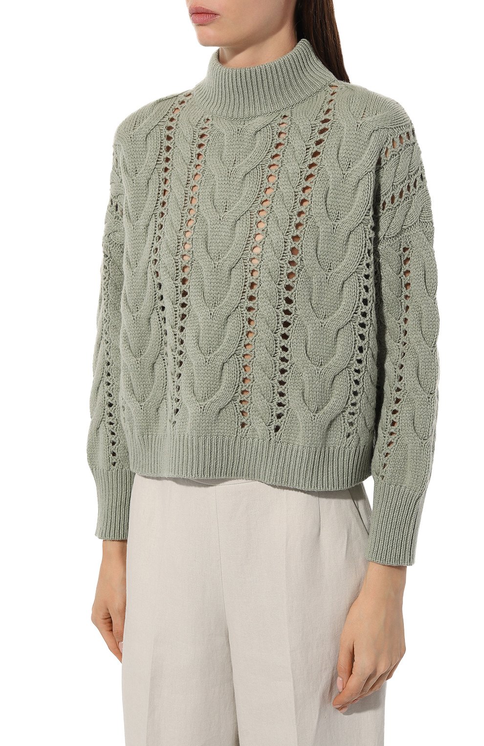Свитер из шерсти и кашемира BRUNELLO CUCINELLI, арт. M6D561504, фото 3