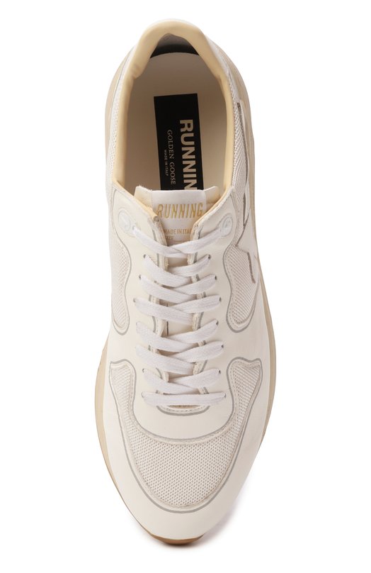 Комбинированные кроссовки Running Sole Golden Goose Deluxe Brand GMF00126.F003928 Белый  GMF00126.F003928 Фото 6
