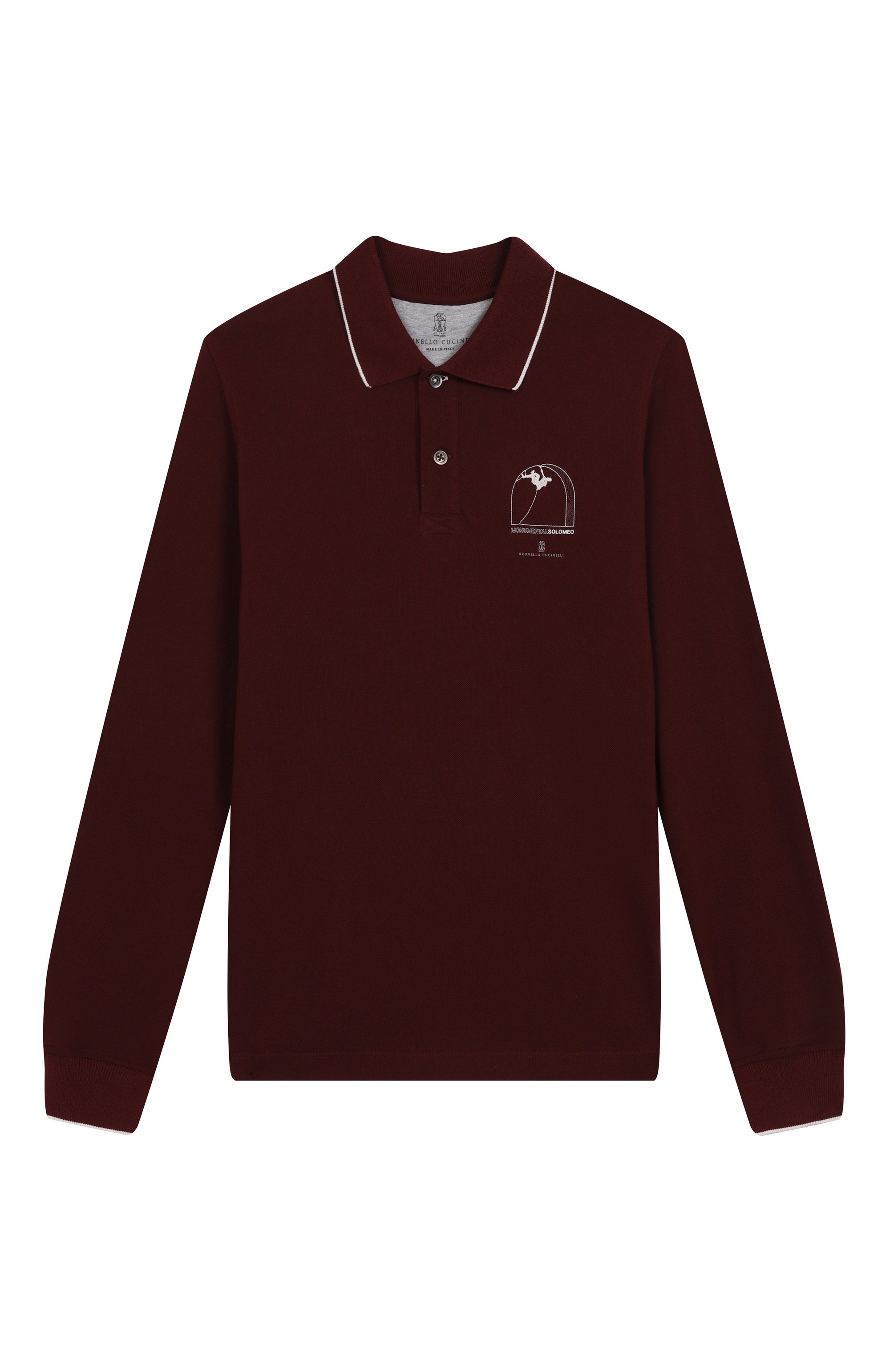 Хлопковое поло BRUNELLO CUCINELLI, арт. BE854T327C, фото 1