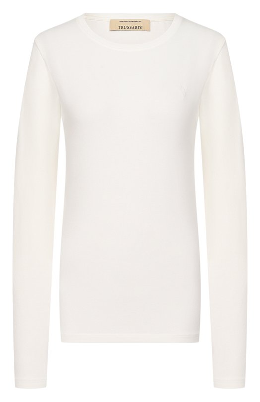 Хлопковый лонгслив Trussardi