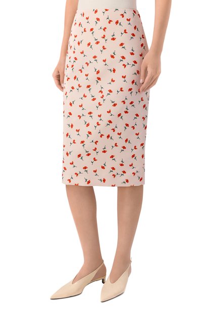 Юбка JIL SANDER светло-розового цвета по цене 121000 руб., арт. J03MA0295/J70233, фото 3 Юбка JIL SANDER, арт. J03MA0295/J70233, фото 3